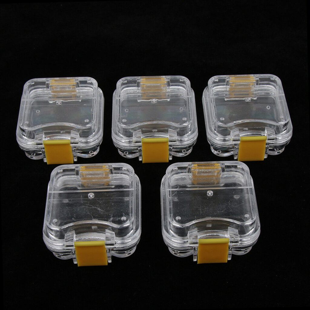 5x Retainer Denture Box Mouthguard Case Teeth Guard Case Clear