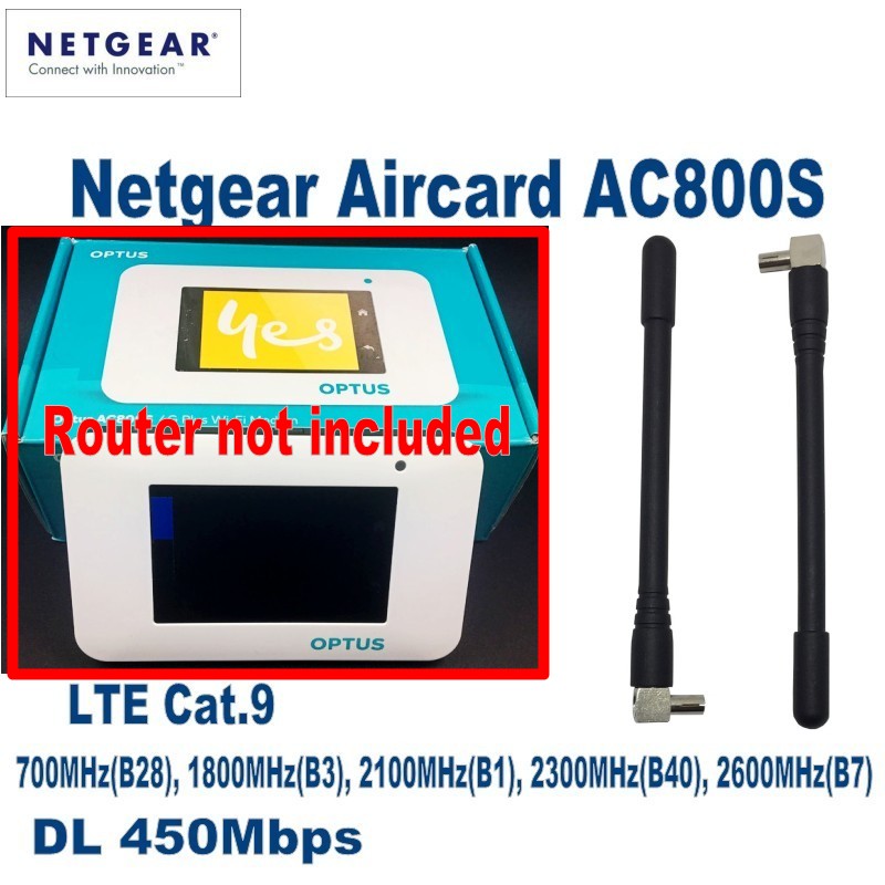 2pcs 4G LTE 5dBi antenna TS9 connector for Netgear Aircar AC790S AC810S AC800S and more