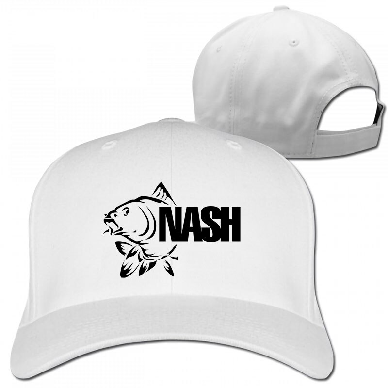 Carp Fish Tackle Angling nash Baseball cap men women Trucker Hats adjustable cap: 1-White