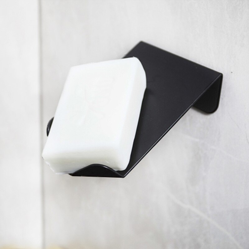 Metalowa mydelniczka łazienka prysznic pudełko na mydło danie płyta tacka łazienka z darmowym przepychaczem taca odpływowa półka ścienna