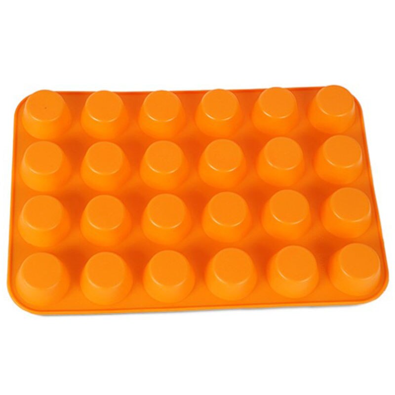 24 Rooster Cup Silicone Muffin Pan & Cupcake Bakken Pan Non-stick Siliconen Cake Ronde Mini Muffin Pan Vorm cake Decorating Mold