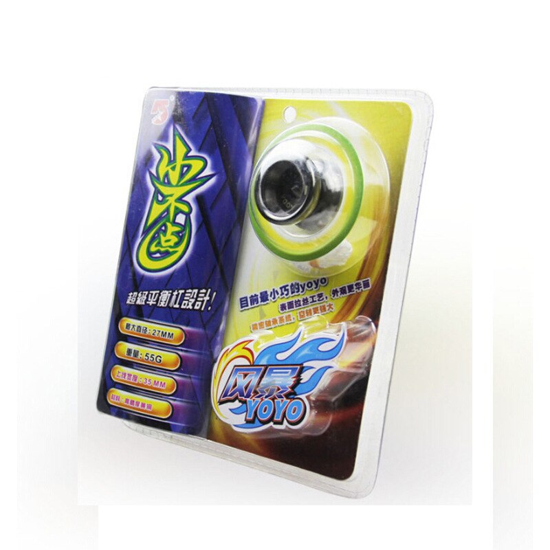Børn elev udendørs legetøj meget lille metal yoyo mini yo-yo bolde messing standard yoyo til 1a,5a,5a bredde 35mm dia .27mm mkd 51