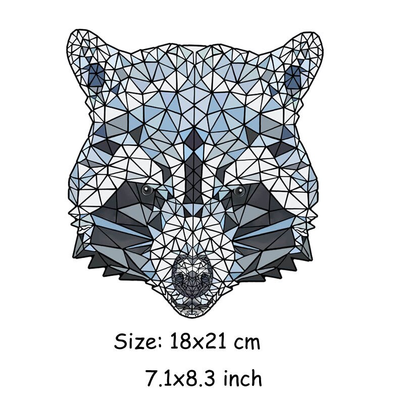 Geometrische bloemen kat vlinder warmteoverdracht strijkapplicaties voor jeans t-shirt kleding doe-het-zelf knutsel stickertoepassingen 47151