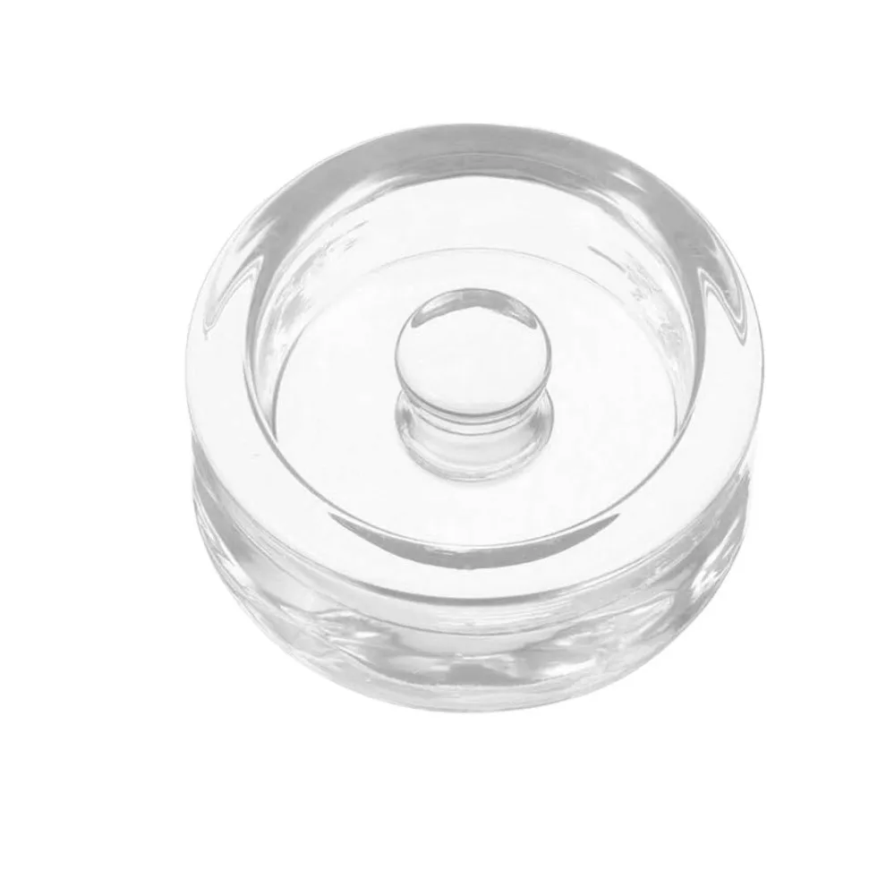 1PC Glass Weights with Handle Clear Wide Mouth Mason Jar Lid Kitchen Gadgets Sealed Storage Container Lids Food Fermentation: Default Title