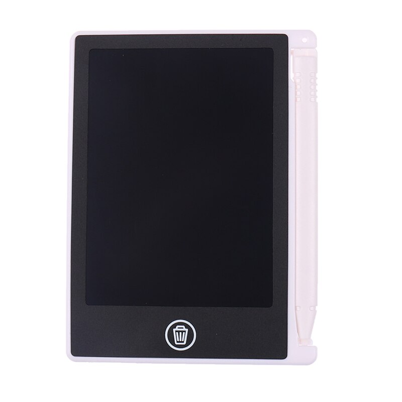 Lcd Writing Tablet 4.5 Inch Digital Drawing Electronic Handwriting Pad Messa: White