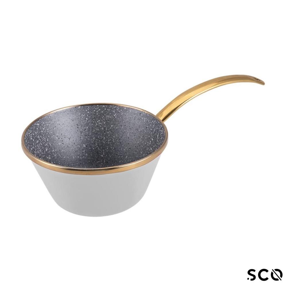 Emsan Sauce Pans, Kitchen Dishes, Cookware,nonstick skillet Stainless Steel red, Turkish