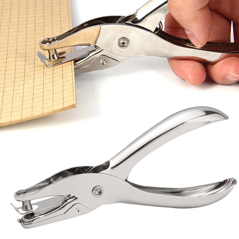 1PC Hand Punches Bookbinding Puncher 6MM Metal Single Hole DIY Round Shape Holes Binding Supply Scrapbooking Puncher