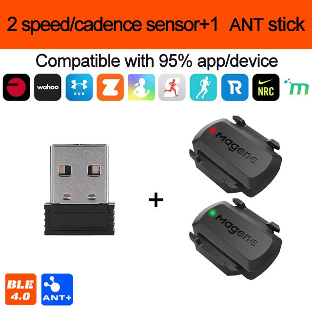 Magene H64 Hartslagmeter Borstband Ant + &amp; Bluetooth 4.0 Hartslagsensor IP67 Waterdichte Dual Modus Snelheid cadanssensor: Mode 18