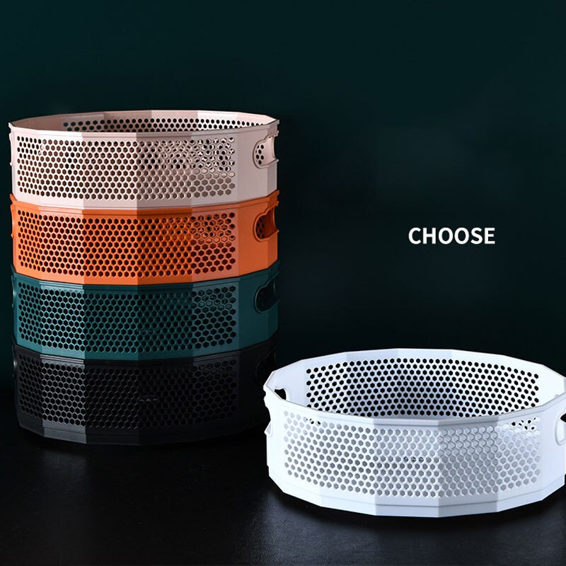 Plateau rotatif en plastique pour pots d'assaisonnement, étagère de rangement de cuisine créative, conteneur de tri de cosmétiques