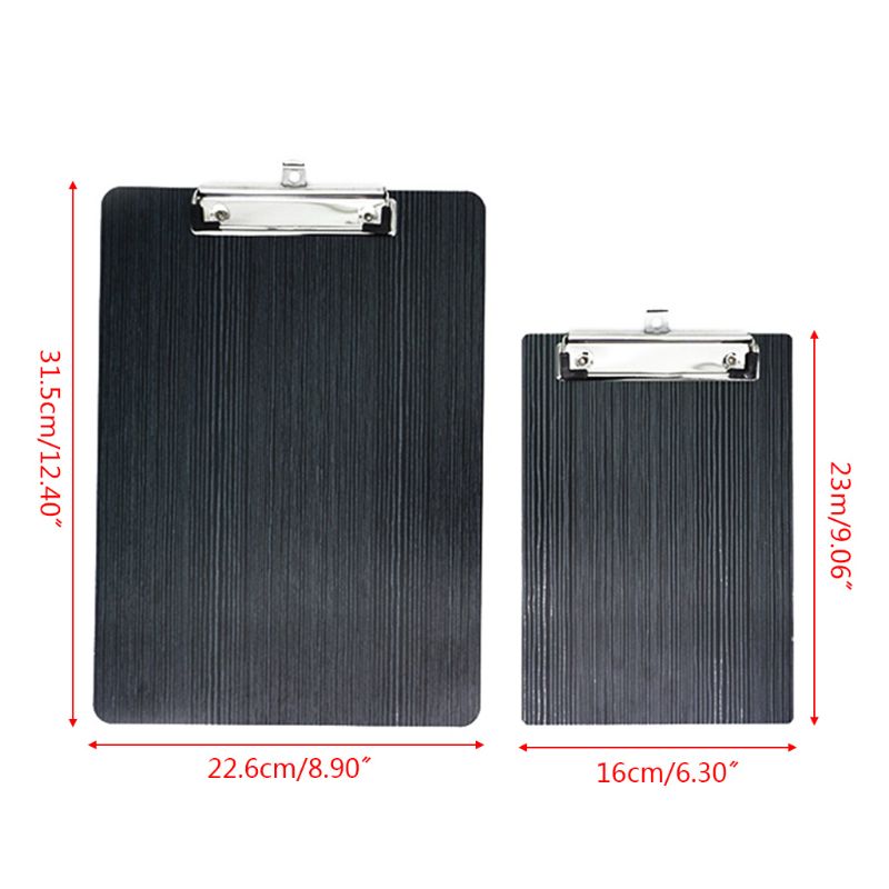 Draagbare A4 A5 Houten Schrijven Klembord Bestand Hardboard Kantoor School Briefpapier Clip Board