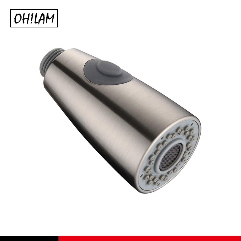 ciągnąć w dół kran głowica robić spryskiwacza zlewozmywak kuchenny zamienna dysza część kran głowica kran kuchenny opryskiwacz wylewka matowy nikiel: Brush Nickle