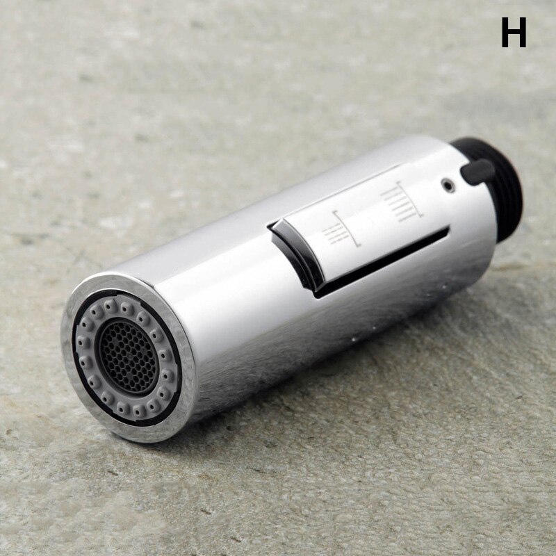 Kitchen Bathroom Tap Faucet Mixer Pull Out Spray Head Outlet Sprayer Nozzle Water Saving Kitchen Faucet Tap Replacement Part: H