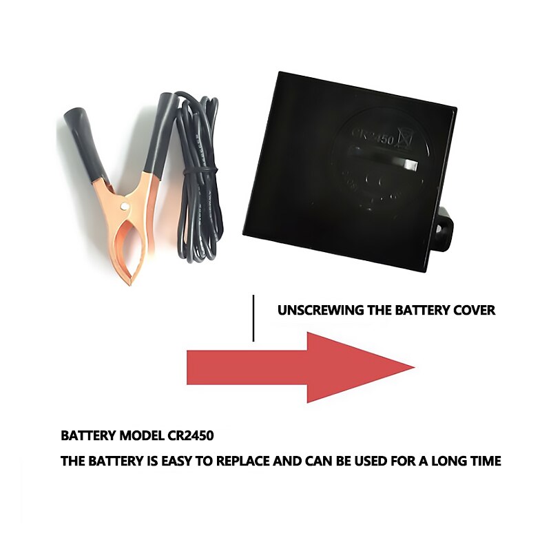 Digital Display Induction Pulse Speed Tachometer Gasoline Engine Lawn Mower Tachometer Chain Saw High Tachometer