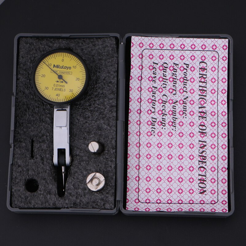 Magnetic Flexible Base Holder Stand + Dial Test Indicator Gauge Scale Precision