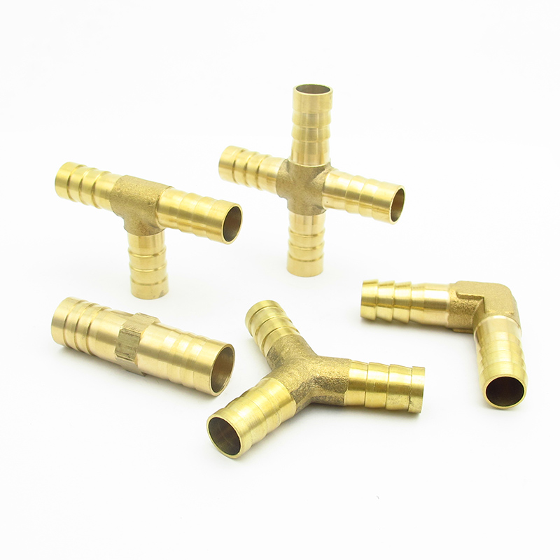 4mm 5mm 6mm 8mm 10mm 12mm 14mm 16mm 19mm 25mm Slangpilaar Messing Prikkeldraad Rechte Elleboog Tee Y 2 3 4 Manier Pijp Connector
