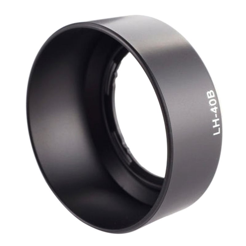 Lh -40b bajonetvatting zonnekap voor olympus m.zuiko digital 45mm f1.8 lens zwart