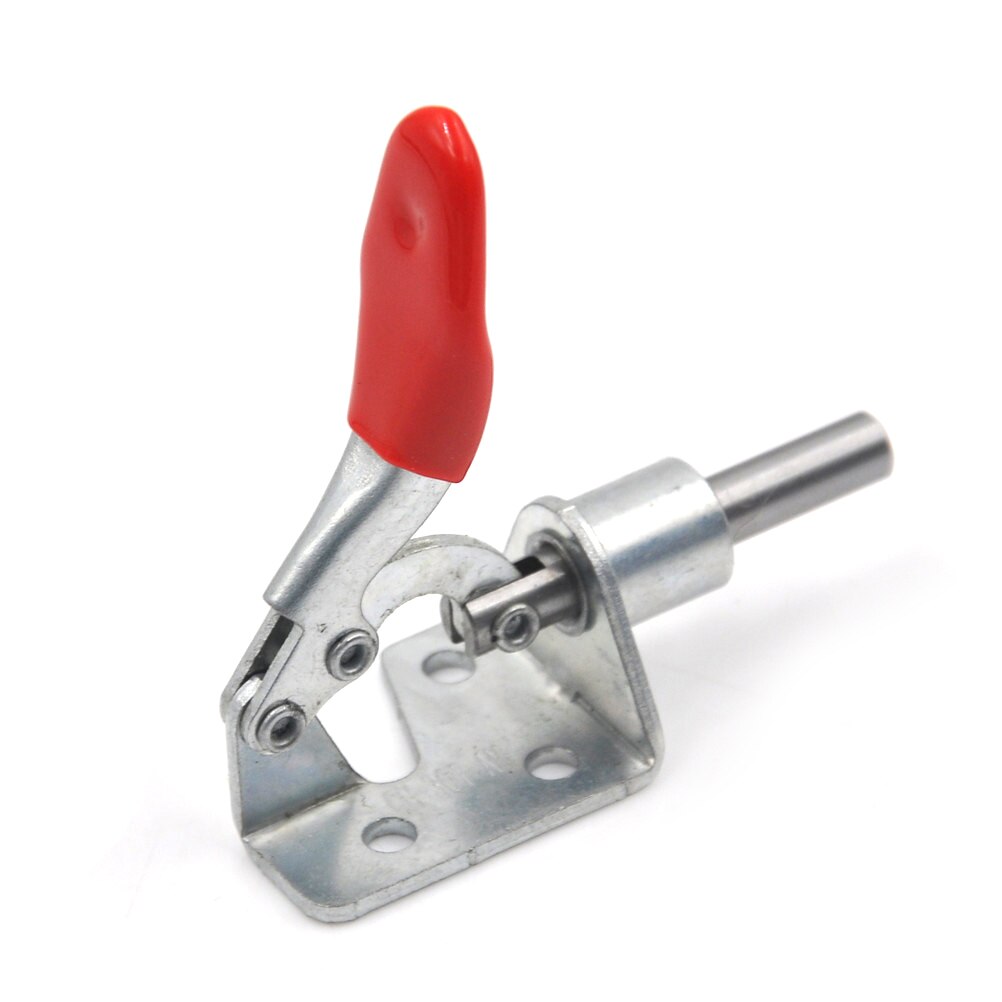 Oumefar 4-Pack Toggle Clamp GH-301AM – Push-Pull Quick Release, 45kg Load Capacity, Galvanized Iron For Woodworking, Welding, Assembly