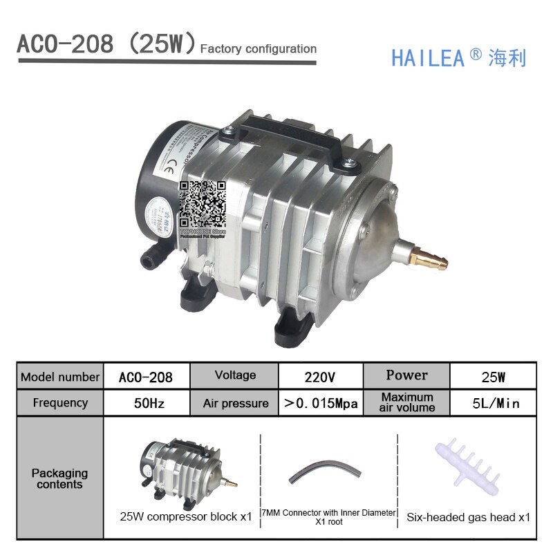 220V Hailea External High Power AC Electromagnetic... – Grandado