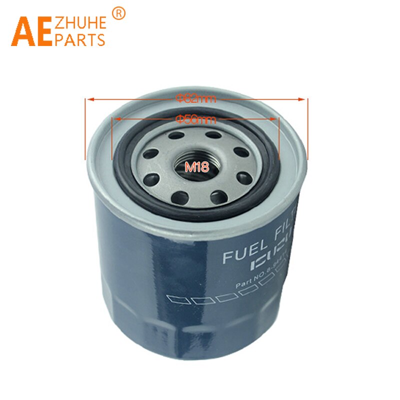Forklift Parts Diesel Fuel Filter Fit For Isuzu C240 Engine C240PKG Machine Filter Element 8-9441796 20801-01191