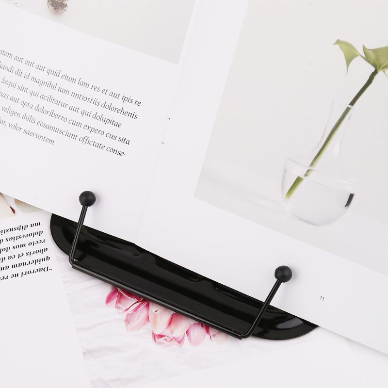 Soporte plegable ajustable para lectura de libros, soporte para documentos, estante para iPad