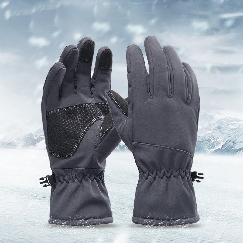 Camouflage Ski Handschoenen Motorfiets Waterdichte Thermische Handschoenen Snowboard Sneeuwscooter Handschoenen Mannen Winter Sneeuw Rijden Handschoenen Windstopper