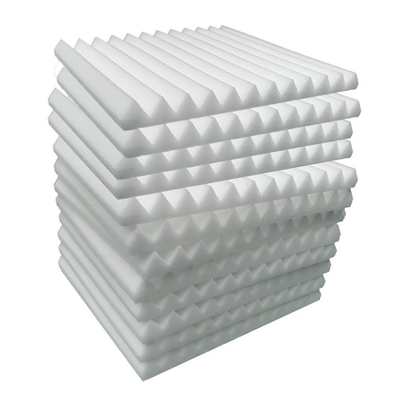 Neue 12 Stck Akustische Platten Schallschutz Schaum Akustische Fliesen Studio Schaum Klang Keile 300x300x25mm: 03