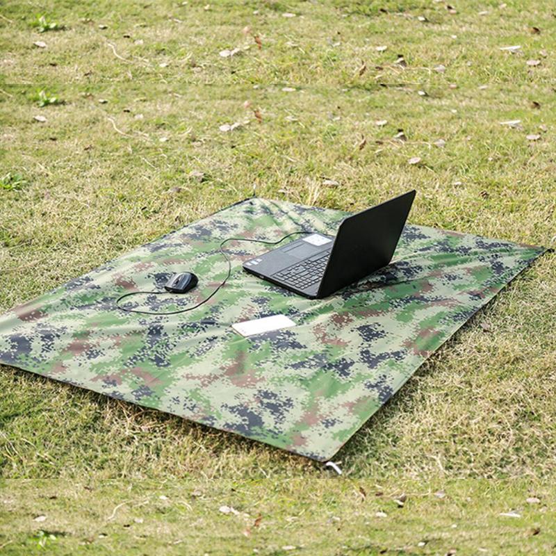 Campingmåtte multifunktions bærbar genanvendelig sandstrand tæppe udendørs picnic folde vandtæt fugtmåtte