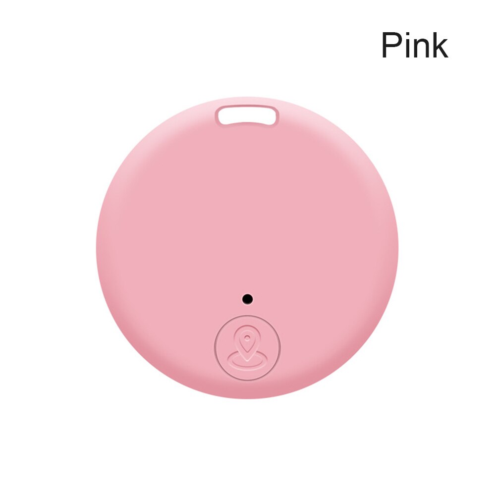 Anti-lost Alarm Tracker Mini Wireless Bluetooth-compatible Key Finder Pet Tracker Car Child Older Wallet Locator Anti Lost Alarm: Pink