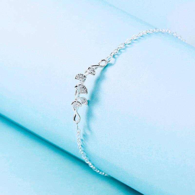 Bonlavie Blad Eenvoudige Mode Armband Kleine Verse Gingko Leaf Armband Voor Vriendinnen