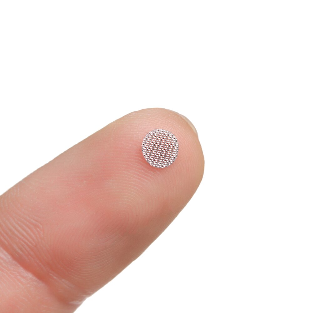 20 Stks/set Stof Netwerk Shell Staal Mesh 4Mm 4.2Mm 4.7Mm 5Mm Zelf Hechten In-ear Hoofdtelefoon Filter Scherm Vervangingen Accessoires