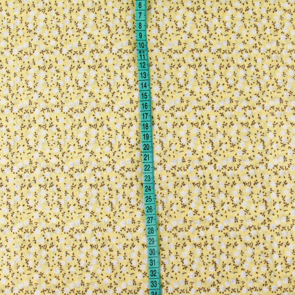 158 cm x medio metro tela de algodón amarillo tela de retazos paquete acolchado tilda tela para coser tela Diy