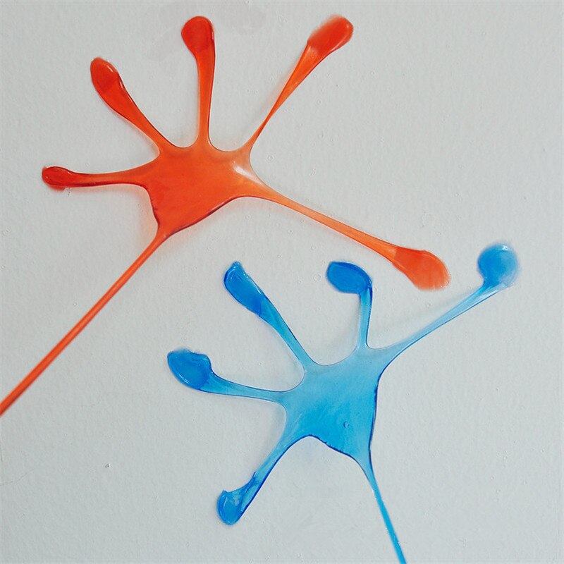 2Pcs Kids Elastische Kleverige Handen Palm Partij Gunst Speelgoed Nieuwigheden Prijzen Speelgoed Voor Kinderen Antistress Vervormd Speelgoed