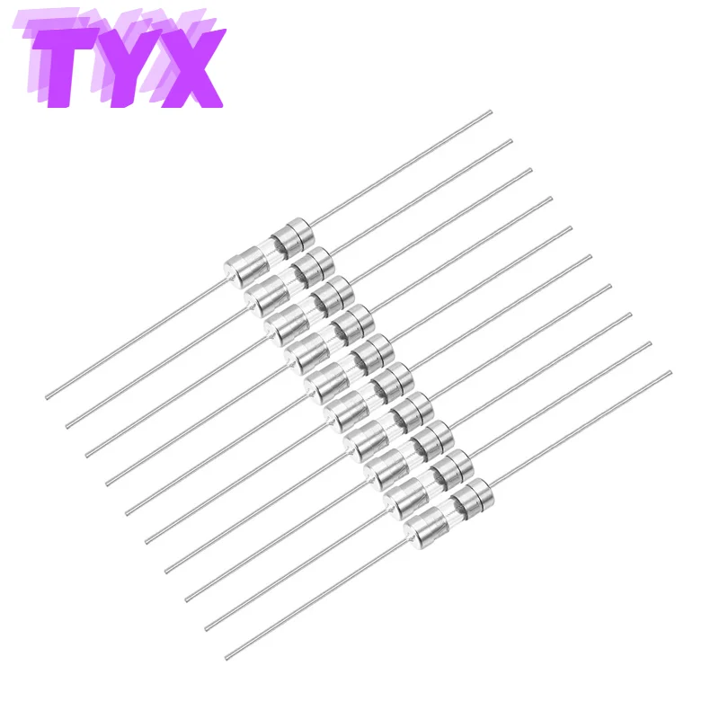 Tubo de fusible de vidrio de plomo, 3,6x10mm, 5x20mm, 250V, 0,1a, 0,5a, 1A, 1,5a, 2A, 3A, 3,15a, 4A, 5A, 6,3a, 8A, 10A, 15A, 20A, 20 unidades