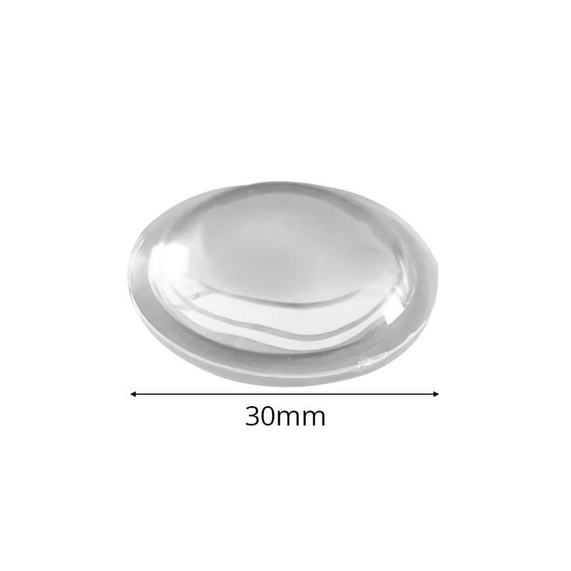LED Lens 30/44/54/66mm Plano-Convex Glass Lens LED Convex Lens Condenser Optical Focusing: diameter 30mm