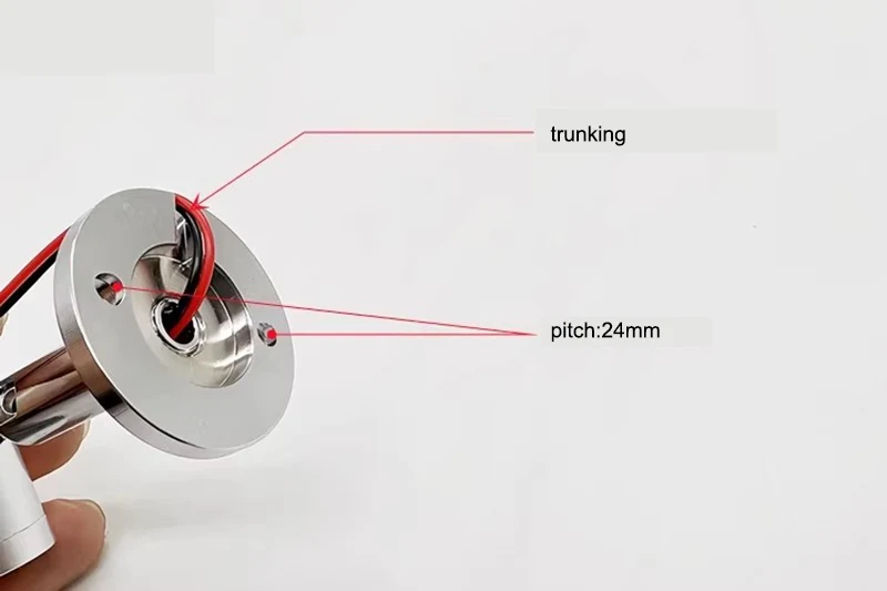 Mini led-display spotlight  dc 5v 12v . lavspenningsdisplaylys 2 stk 3w diy-lampe for utstyr