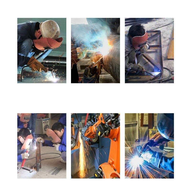 Electric Welding Mask Helmet Solar Automatic Arkening Welding Mask Adjustable for Welding Works Q84D