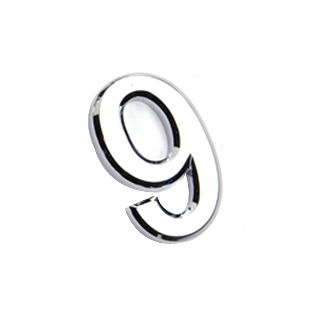 arrivé chiffre porte Plaque maison signe placage porte 0 à 9 en plastique numéro étiquette hôtel maison autocollant porte étiquette: NO10