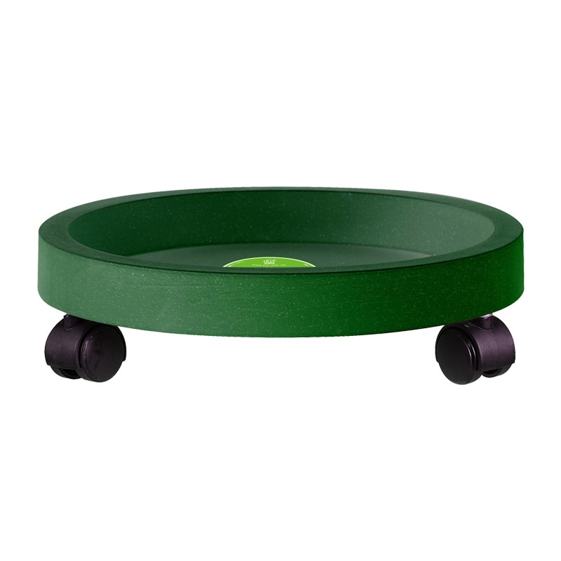 Plant Round Movable Flower Pot Tray Holder With Caster Wheels Dolly Pallet rotate 360 degrees Resin Caster Wheel Plant Tray