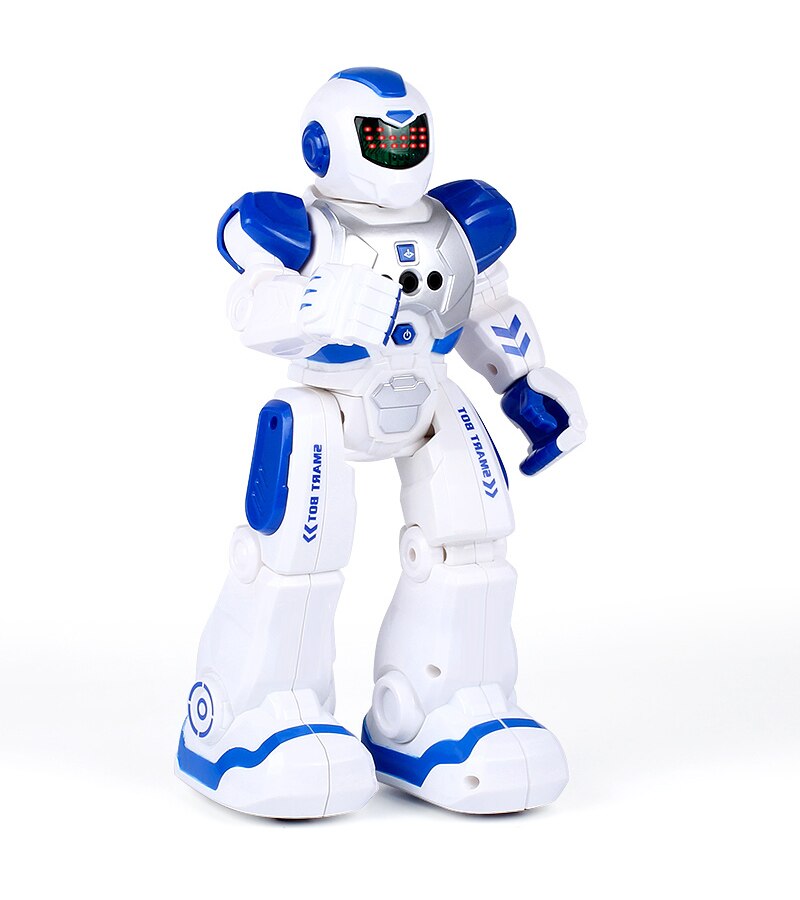 Smart Robot Toy RC Remote Control Moving Dancing Gesture For Kids Toy Xmas: Blue