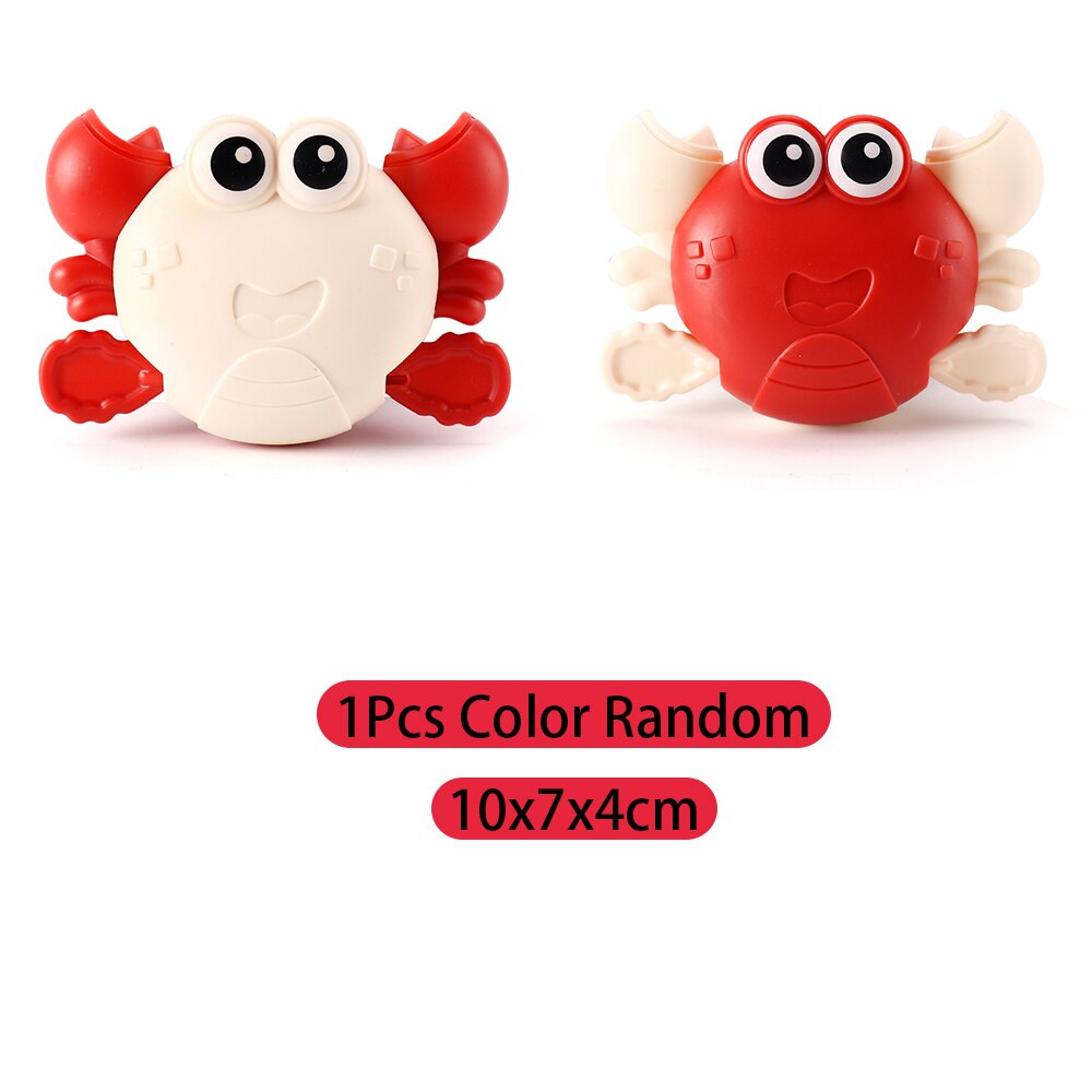 Single Cute Cartoon Animal Tortoise Classic Baby Water Toy Infant Swim Turtle Wound-up Chain Clockwork Kids Beach Bath Toys: PX-001