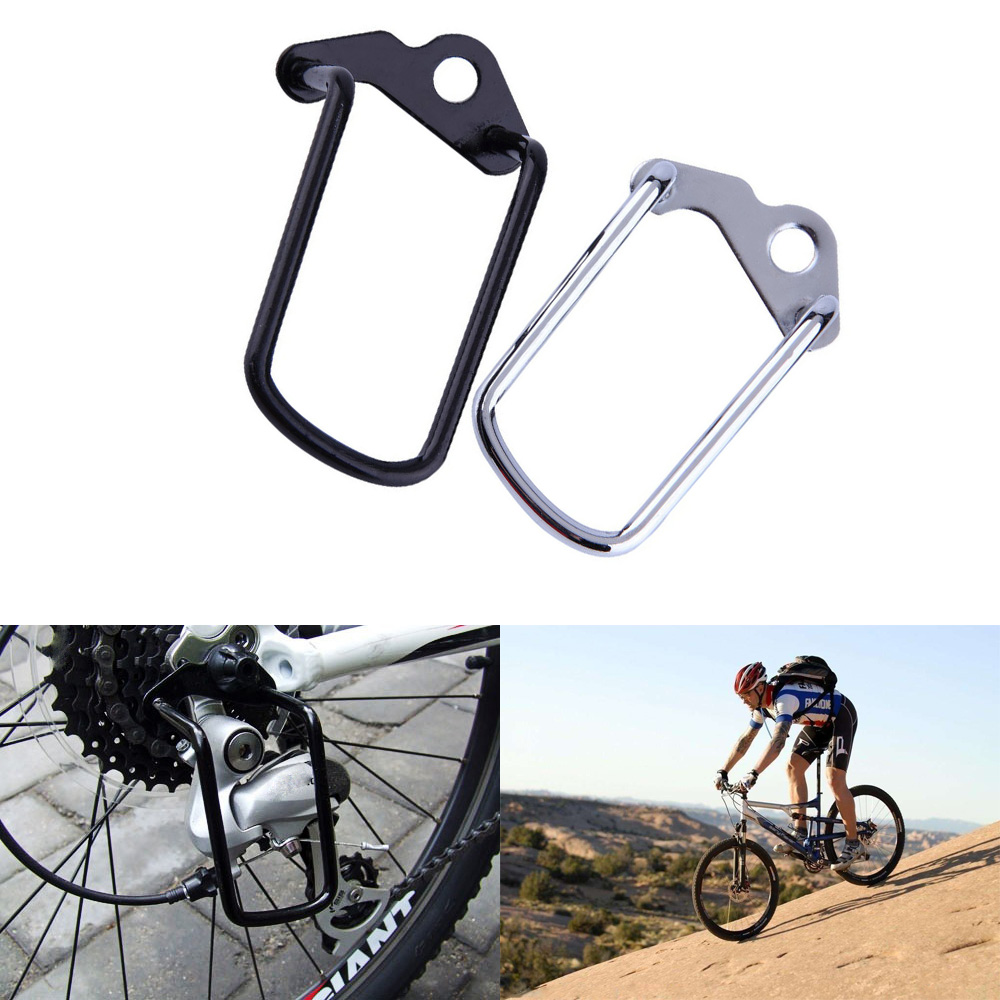 1 PC Verstelbare Stalen Zwarte Fiets Mountainbike Gear Achter Derailleur Chain Stay Guard Protector Outdoor Fietsen Accessoires