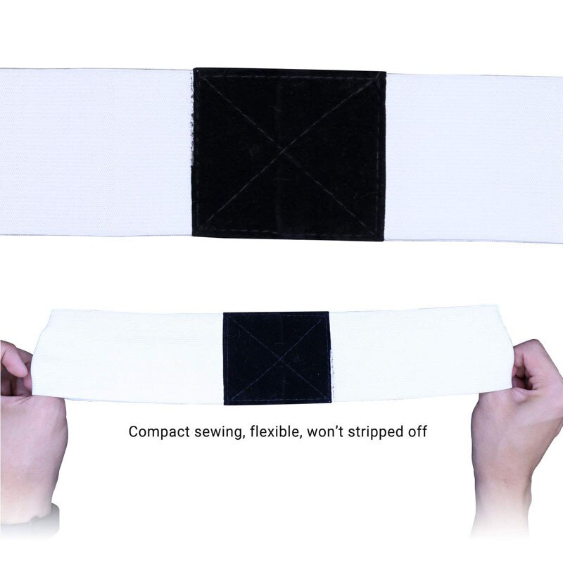 Golf Orthotics Band Swing Motion Correct with Posture Fixed Elastic Band Arm Brace: White