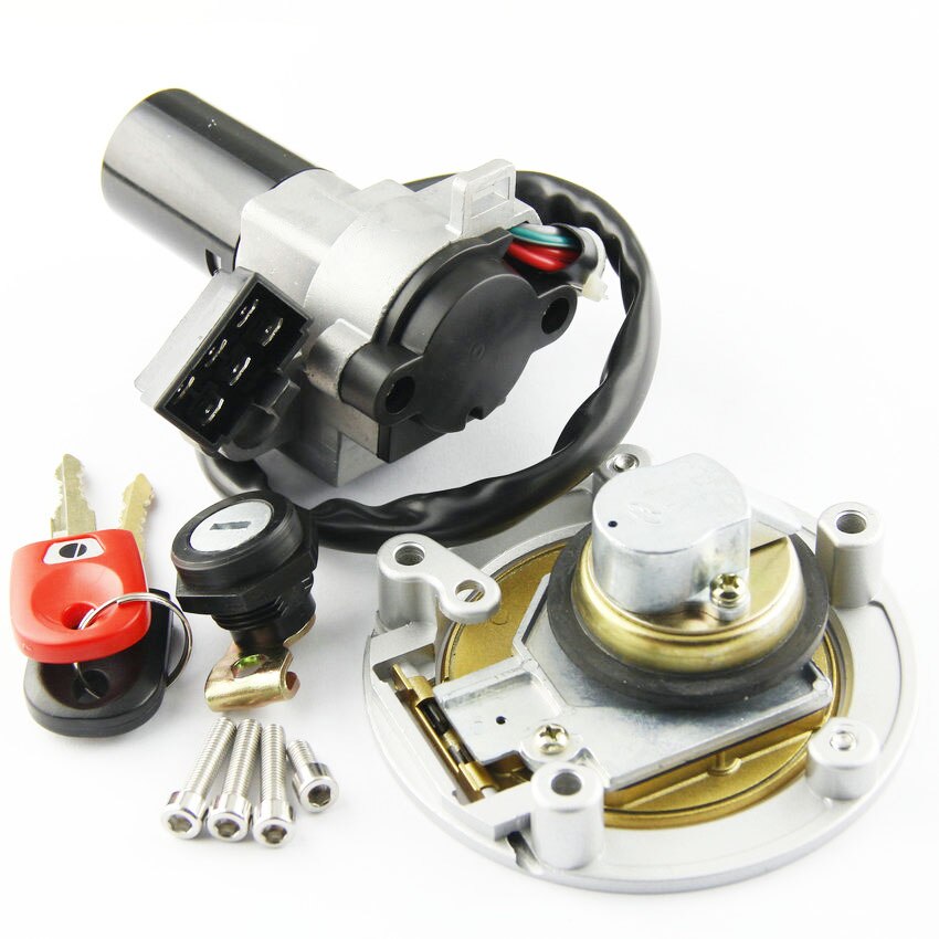 Tapa de tanque de combustible de la cerradura con interruptor de bloqueo de ignición para Ducati M600 M750 monstruo 620 M620 695 S2R 1000, 900