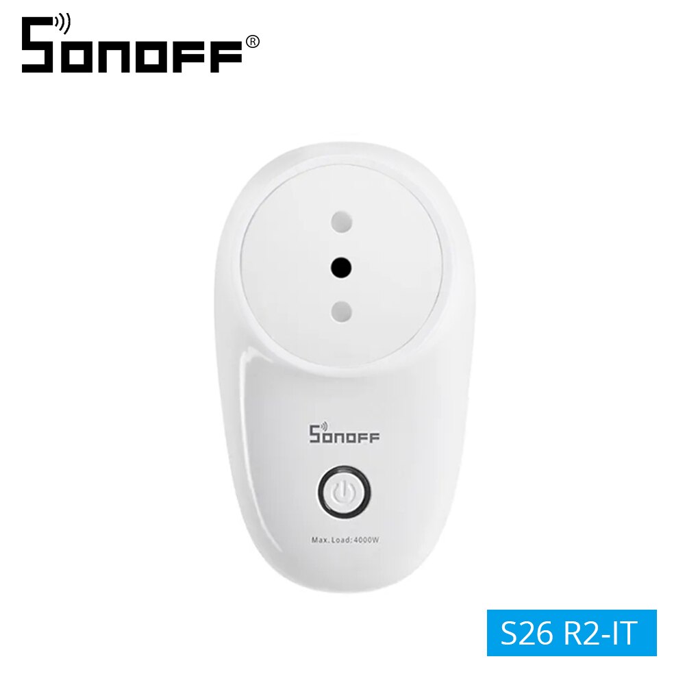 SONOFF S26 R2 EU/AU/US/UK/CN Wifi Smart Socket Home APP Remote Control Automation Switch Work With Alexa Google Home: Bundle4