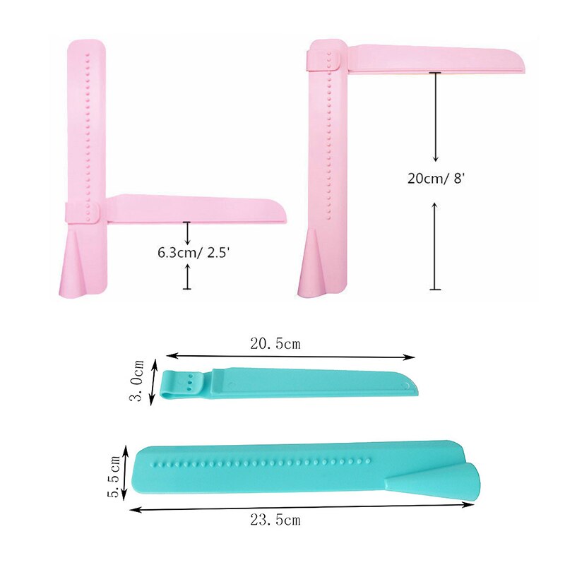 Cake Scraper Smoother Adjustable Plastic Fondant Cake Polisher Edge Smoothing Tool for DIY Cake Bakeware Kitchen Cake Tool