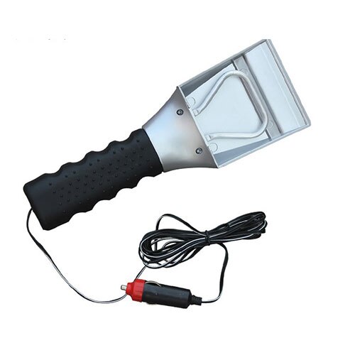 Car Scraper Electric Heated Ice Scraper Windshield Defrost Clean Tool Window Snow Removal Shovel Automobile Cigarette Lighter: Default Title