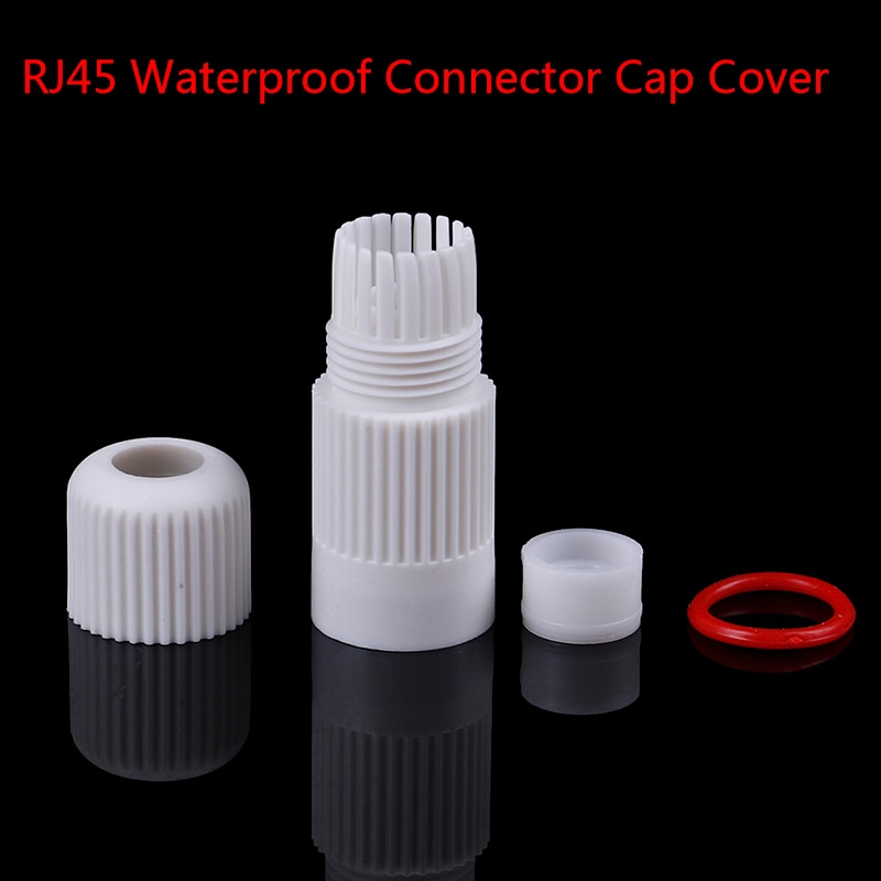Rj45 vandtæt stikdæksel til udendørs netværk ip kamera pigtail kabeldiameter :19mm/0.75 tommer materiale: pvc