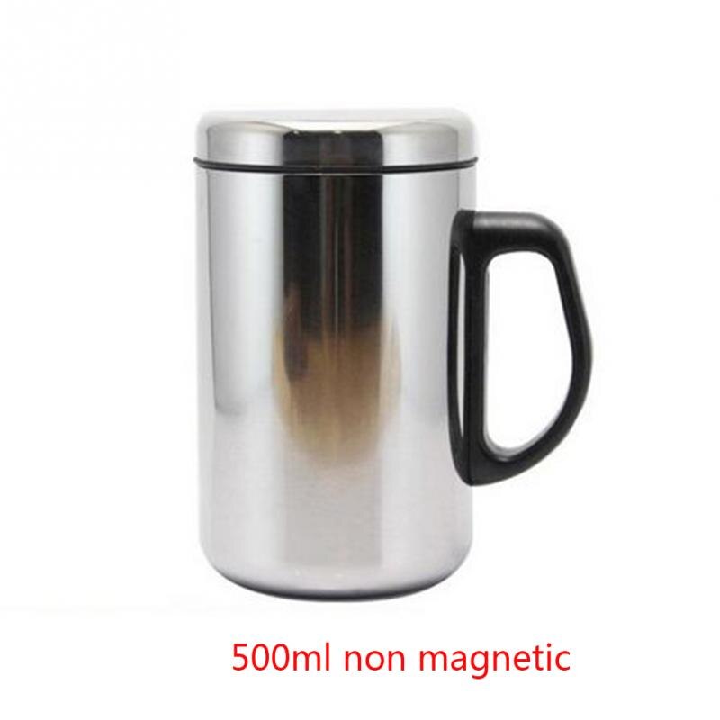 1 stück 350/500 ml draussen Trinken Tasse Edelstahl Thermoskannen Tasse mit Griff Camping Reise Picknick Isolierung Becher #1128: 500ml