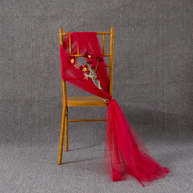 10PCS Chair Cover Wedding Sashes Hotel Party Decor... – Grandado