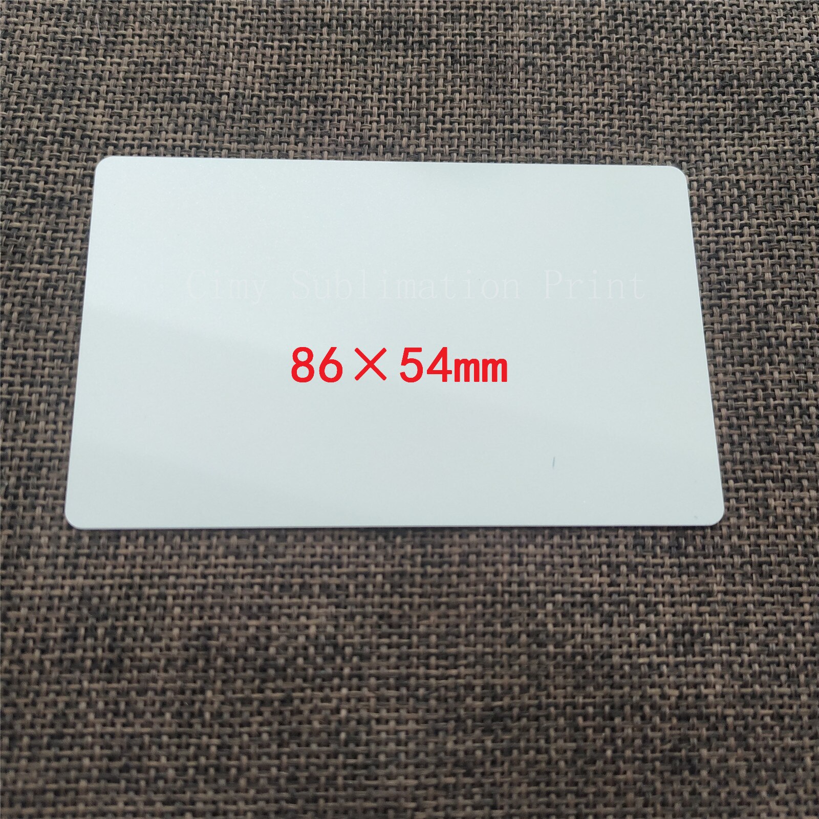 100sheets 0.45mm 86*54mm Blank Sublimation Metal Plate Aluminium sheet Name Card Printing Sublimation Ink Transfer DIY Craft: Pearl White